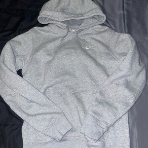 Nike Men's Light Gray Hoodie